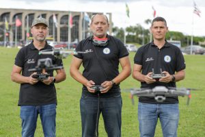 Drones reforçam policiamento de blocos durante o Carnaval