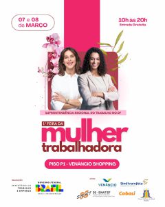 Superintendência Regional do Trabalho no Distrito Federal promove a 1ª Feira da Mulher Trabalhadora em celebração ao Dia Internacional da Mulher