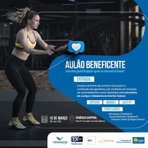 Aulão beneficente arrecada linhas para a campanha Enquanto o Frio Não Vem