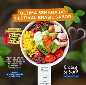 Última semana para saborear os pratos promocionais do Festival Brasil Sabor