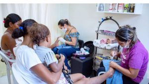 Estácio Brasília e Instituto Tocar promovem ação social com cuidados especiais para mulheres em situação de vulnerabilidade