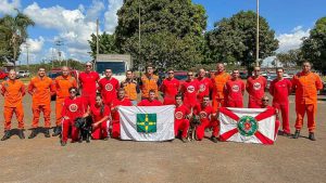 Segunda equipe do CBMDF que auxiliou vítimas de enchentes no RS retorna a Brasília