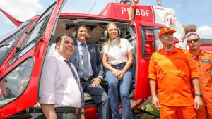Corpo de Bombeiros Militar do DF passa a contar com novo helicóptero para operações emergenciais