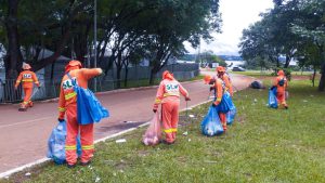 GDF recolhe 9,5 toneladas de lixo após festas de Ano-Novo