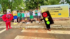 Campanha de trânsito Volta às Aulas conscientiza 6 mil pessoas em uma semana