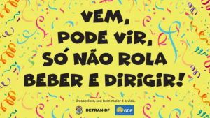 Campanha educativa do Detran reforça mensagem que direção e bebida alcoólica não combinam