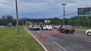 Por direção sob efeito de álcool, 114 condutores foram autuados no fim de semana