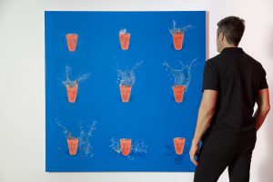 Artista visual Rogério Róseo realiza sua primeira exposição individual “Padrões Vibratórios”, no espaço Oscar Niemeyer