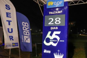 Contagem regressiva ativada! Faltam 28 dias para a comemoração dos 65 anos de Brasília