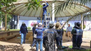 GDF inicia primeira etapa de reforma da Praça Renato Russo, na QI 11 do Lago Sul