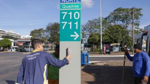 GDF reforça endereçamento urbano com mais de 33,5 mil placas desde o ano passado
