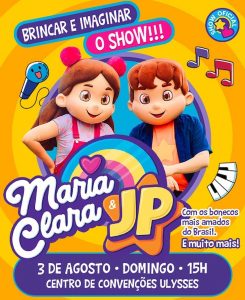 Maria Clara & JP voltam a Brasília com o espetáculo Brincar e Imaginar