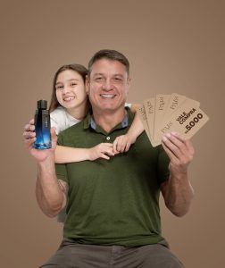Pátio Brasil celebra o Dia dos Pais com presente, Malbec Bleu de O Boticário e sorteio de R$ 25 mil em vales-compras