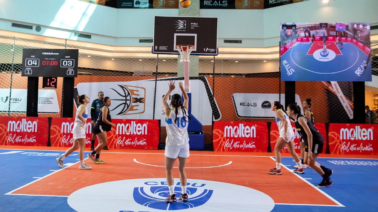 Circuito mundial de basquete 3×3 da FIBA chega a Brasília no Pátio Brasil Shopping