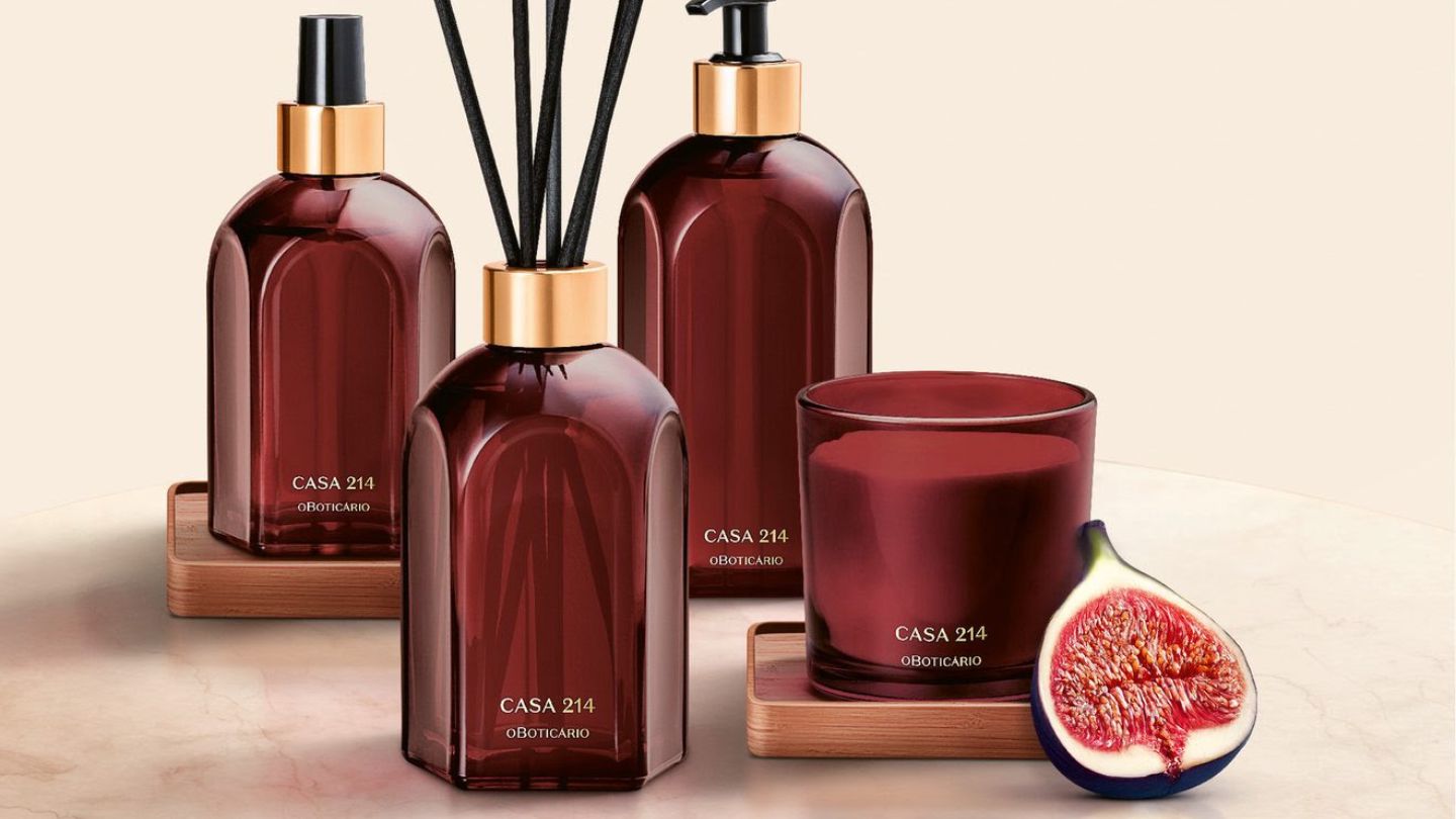 O Boticário expande seu portfólio de perfumaria para casa com Figo Magnífico, nova linha de Casa 214
