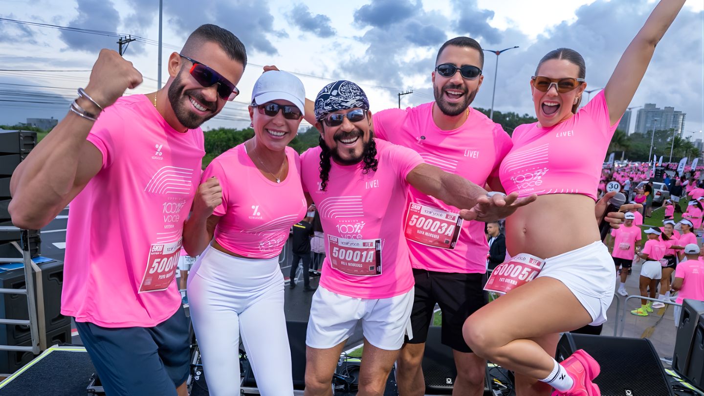 Bell Marques, Rafa e Pipo desembarcam em Brasília com a Corrida 100% Você no feriado de 1º de maio