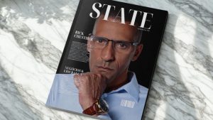 Rick Chesther protagoniza nova capa da Revista State em edição sobre persistência, mobilidade social e recomeços