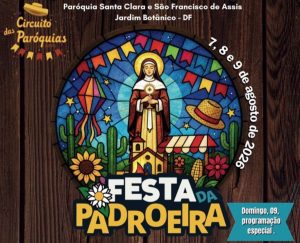 Festa de Santa Clara chega à 10ª edição e mantém viva uma tradição de fé e encontro no Jardim Botânico