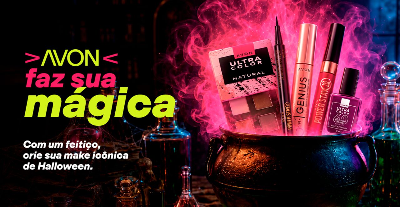 Neste Halloween Avon provoca consumidor a fazer mágica com seus produtos de maquiagem