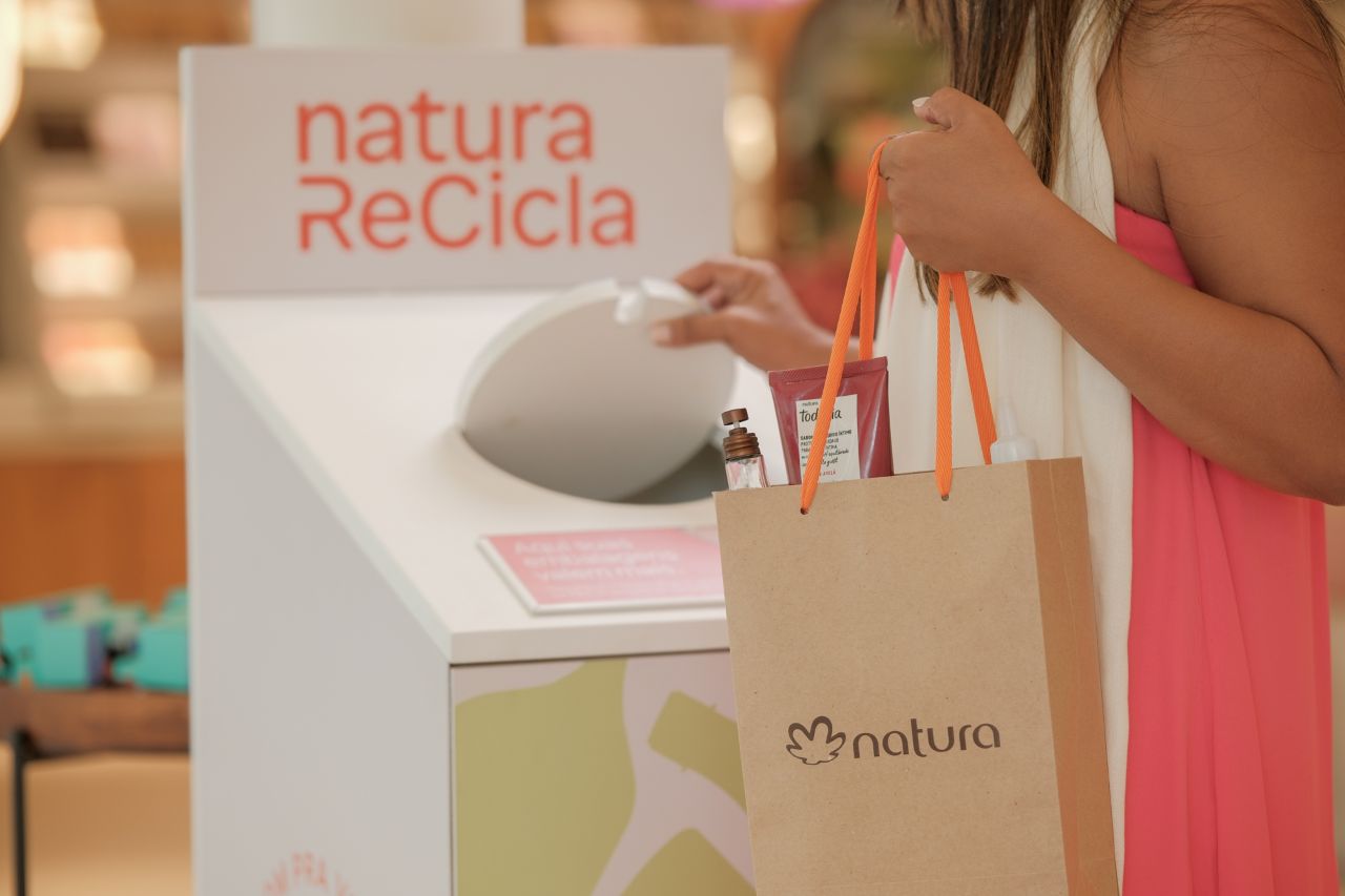 Natura lança novo programa de circularidade e aceita embalagens vazias de qualquer marca de cosméticos em troca de descontos nas lojas